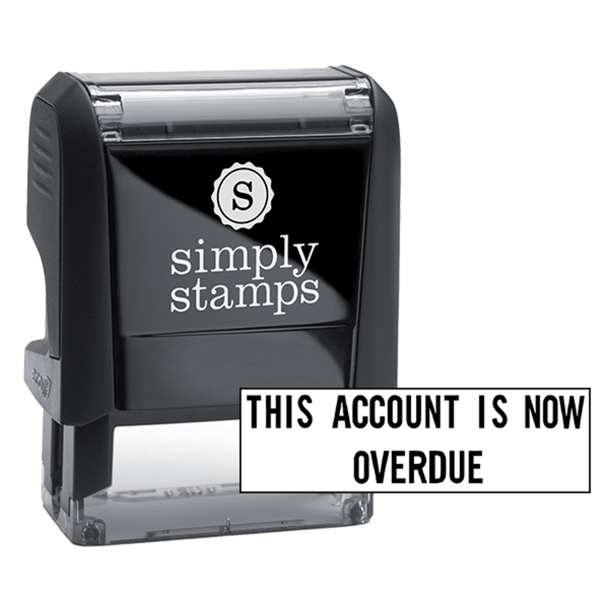 This Account Is Overdue Stock Stamp