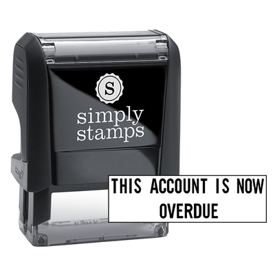 This Account Is Overdue Stock Stamp
