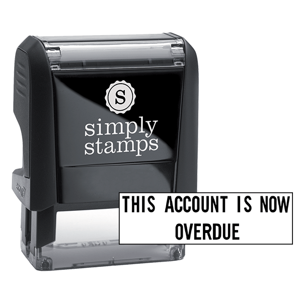 This Account Is Overdue Stock Stamp