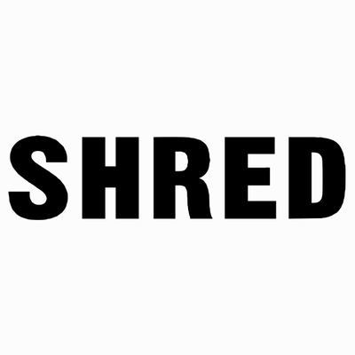 Shred Stock Stamp - alternate view