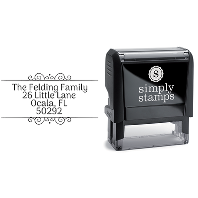 Felding Fancy Border Address Stamp - alternate view