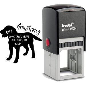 Hound Dog Address Stamp Body and Design