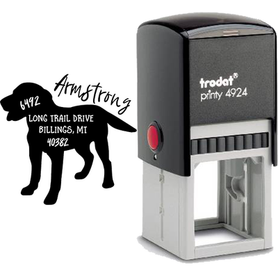 Hound Dog Address Stamp - alternate view