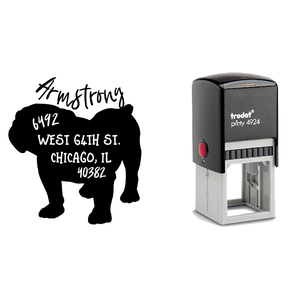 Bulldog Address Stamp