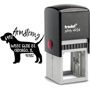 Beagle Address Stamp
