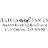 Alicia Return Address Stamp