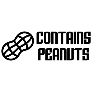 Contains Peanuts Stamp Imprint Example