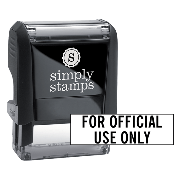 For Official Use Only Stock Stamp