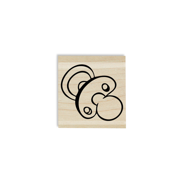 Pacifier Craft Stamp Body and Design