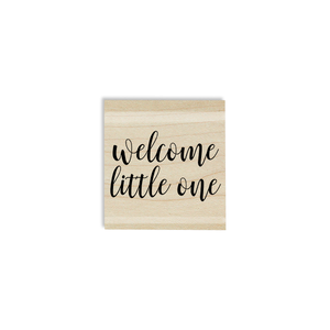 Welcome Little One Craft Stamp Body and Design