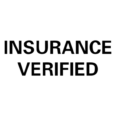 Insurance Verified Sample Stock Stamp - alternate view