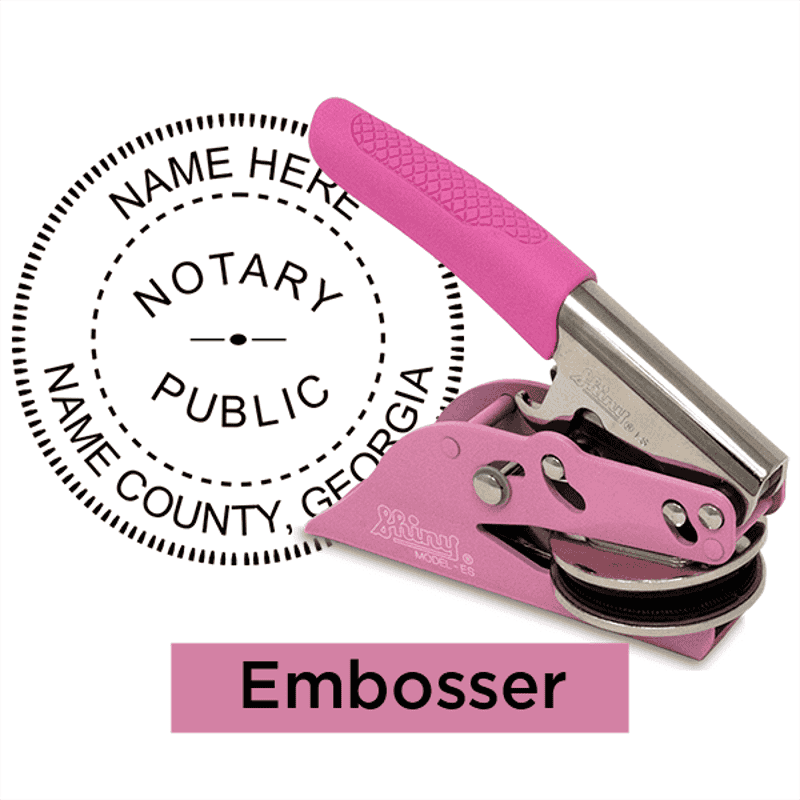 Notary Embosser for Georgia 