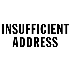Insufficient Address Stock Stamp 
