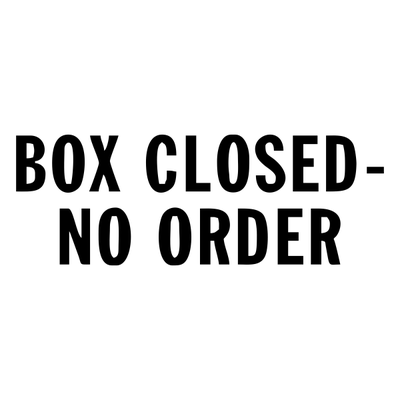 Box Closed-No Order Stock Stamp - alternate view