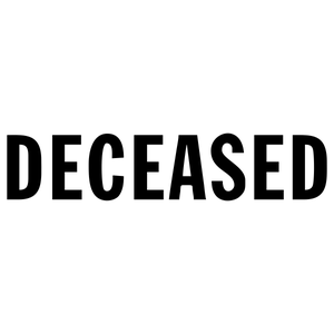 Deceased Stock Stamp