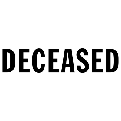 Deceased Stock Stamp - alternate view