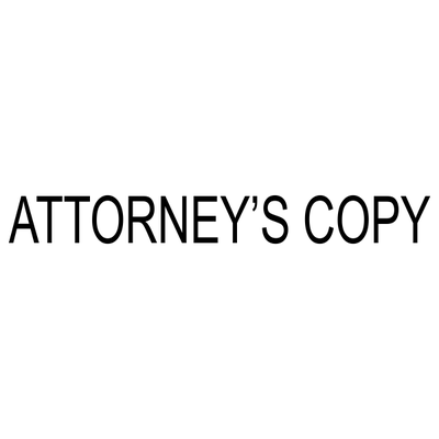 Attorney Client Privilege Stock Stamp - alternate view