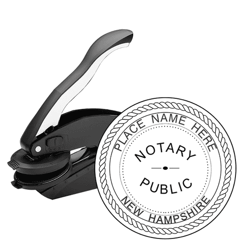 New Hampshire Round Notary Seal