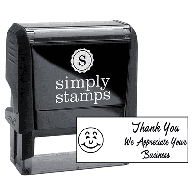 Thank You We Appreciate Your Business Stock Stamp