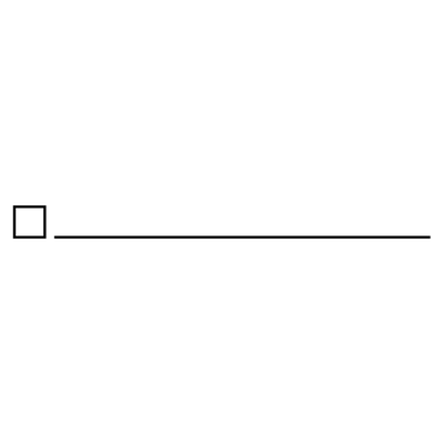 1 Line Checkbox Rubber Stamp - alternate view