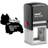 Westie Dog Address Stamp Body and Design
