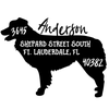 Australian Shepherd Dog Address Stamp