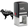 Australian Shepherd Dog Address Stamp Body and Design