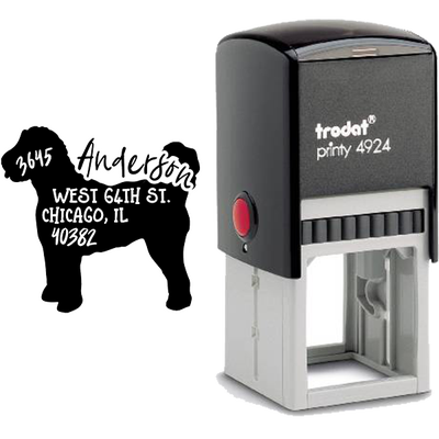 Doodle Dog Address Stamp - alternate view