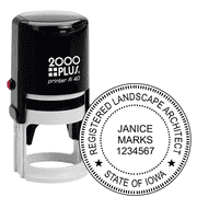 Iowa Landscape Architect Seal