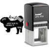 Shih Tzu Dog Address Stamp Body and Design