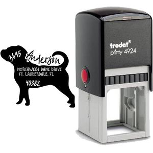 Puggle Dog Address Stamp Body and Design