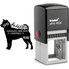 Shiba Inu Dog Address Stamp Body and Design