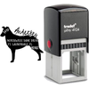 Smooth Collie Dog Address Stamp Body and Design
