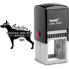 Doberman Pinscher Dog Address Stamp Body and Design