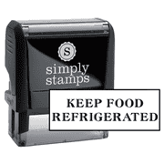 Keep Food Refrigerated Packaging Stamp