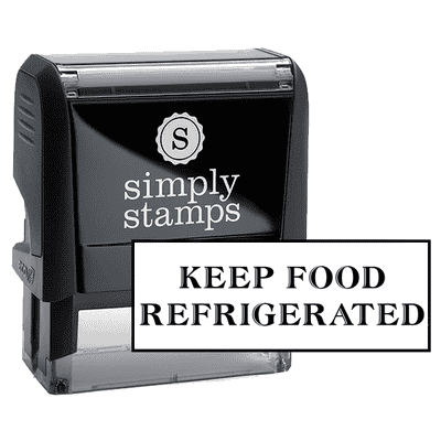 Keep Food Refrigerated Packaging Stamp