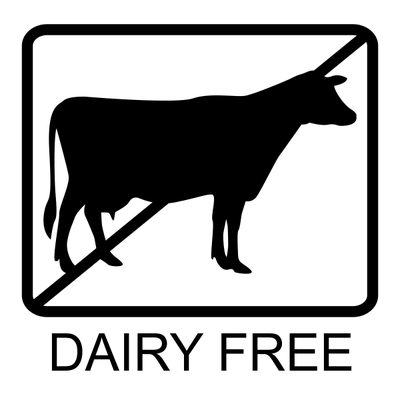 Dairy Free Allergy Alert Stamp - alternate view