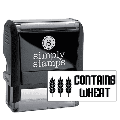 Contains Wheat Stamp