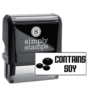 Contains Soy Stamp