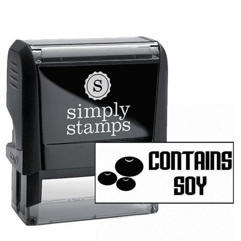 Contains Soy Stamp