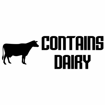 Contains Dairy Stamp - alternate view