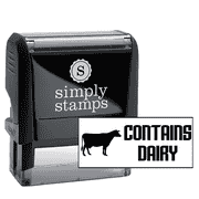 Contains Dairy Stamp