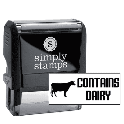 Contains Dairy Stamp