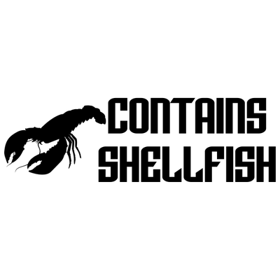 Contains Shellfish Stamp - alternate view