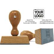 Contact Information Logo Stamp