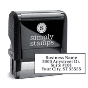 Serif Custom 4 Line Address Stamp