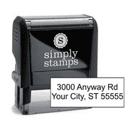 2 Line Address Stamp