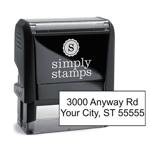 2 Line Address Stamp