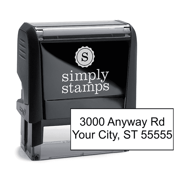 2 Line Address Stamp
