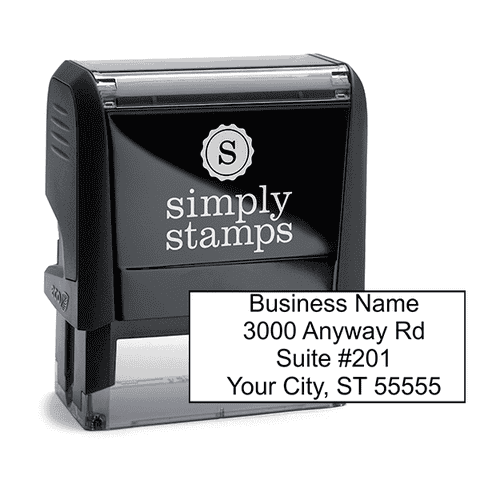 4 Line Address Stamp